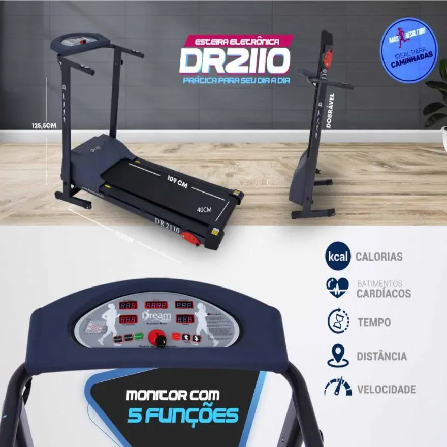 Esteira Dream Fitness DR 2110